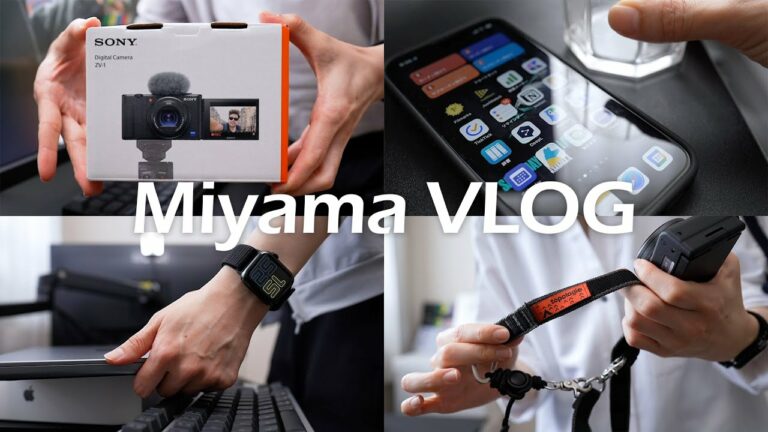 vlog – ガジェット好きの生産的な1日 / カメラ📷と余裕☕のある生活がしたい / Sony ZV-1がきたぞ! / コンデジは散財に入りません