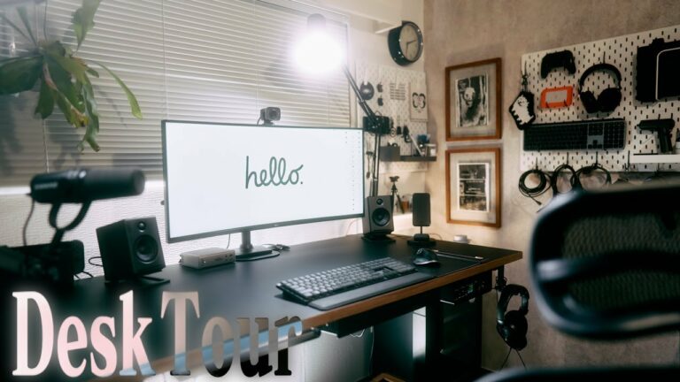 【Desk Tour】生産性重視の超快適在宅ワーク環境、デスク周り紹介!アップデートしました2022年秋😃The DREAM Desk Setup