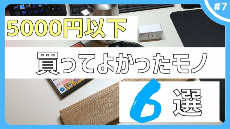 【2021年】買ってよかったガジェット・モノ6選! 5000円以下!【1~2月編】