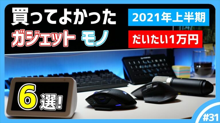 【2021年上半期】だいたい1万円!買ってよかったガジェット・モノBest 6
