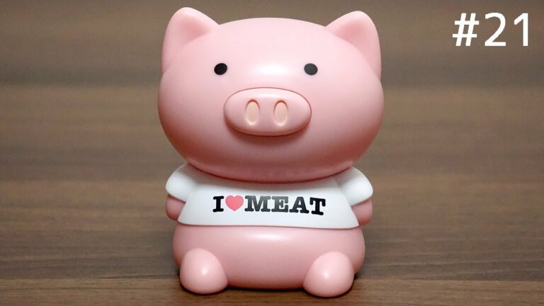 話す!ダイエットを助けるガジェット。talking pig toy. diet gadget