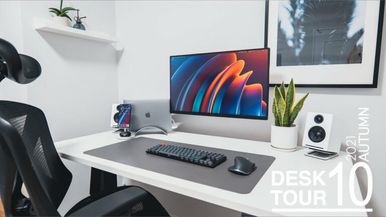 モノトーンにスッキリと。デスクツアー2021秋 【ガジェット・モノ】