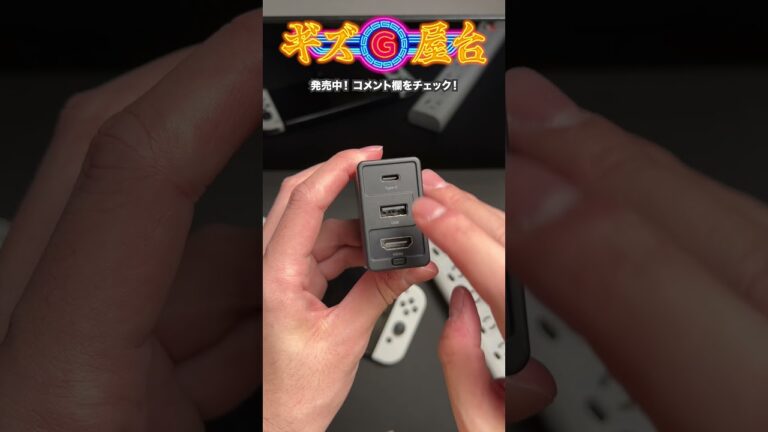 スイッチのドックがこれ一つにおさまる!