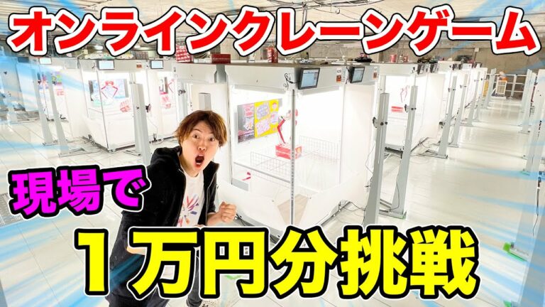 【1万円】オンラインクレーンゲーム、実際に見ながらやったら爆取れするんじゃないか?【タイクレ】