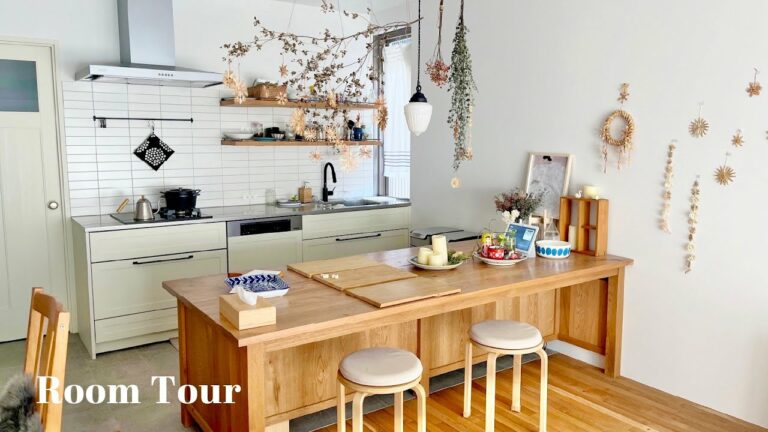 【ルームツアー】ガジェット好き夫婦の遊びと機能美が光るスマートホーム|素敵な造作洗面とお風呂|Google Home・ 真鍮レター・1LDK|Room tour