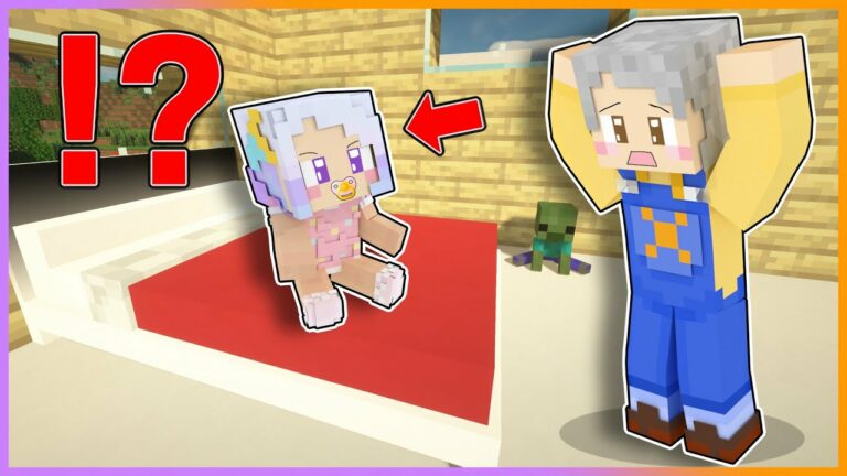 トモダチが赤ちゃんになった👶立派な大人になれるかな!?【 マイクラ / まいくら / Minecraft 】