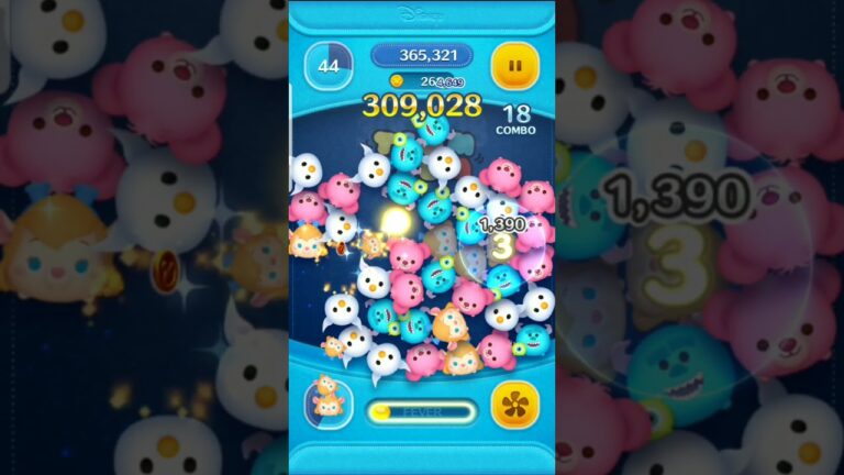 【ツムツム】ガジェットとにかくスキル連発!