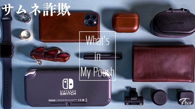 【内容薄い】ガジェットポーチの中身を紹介します