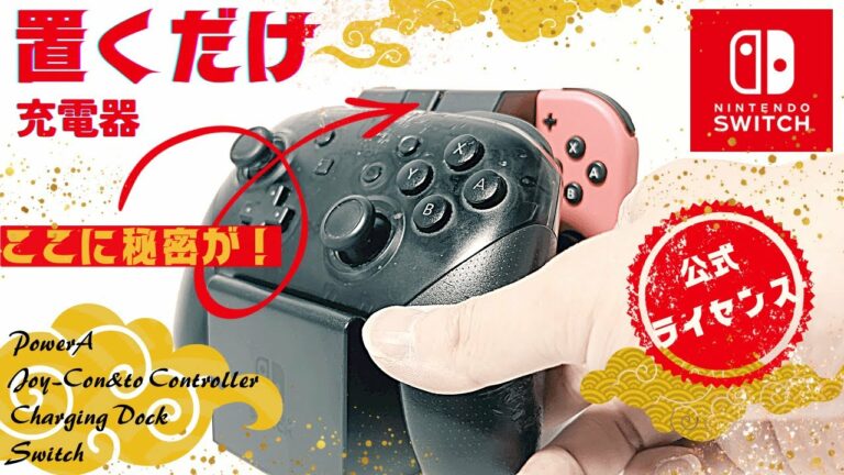 【Switch】スプラ勢におすすめ!プロコンの充電でストレスを抱えたくないあなたへ【公式ライセンス充電器】