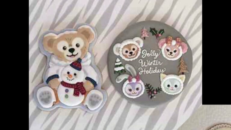 【生徒様作品】ダッフィーのアイシングクッキー