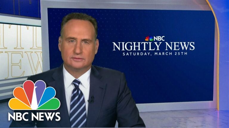 Nightly News Full Broadcast – March 25