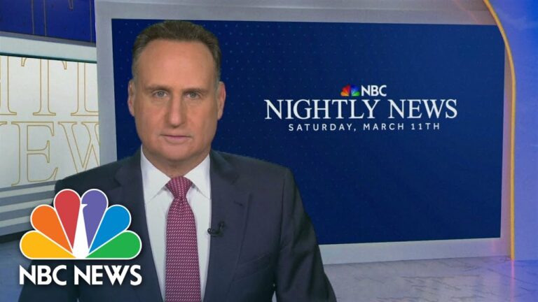 Nightly News Full Broadcast – March 11