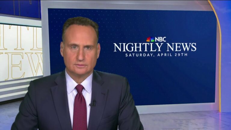 Nightly News Full Broadcast – April 29