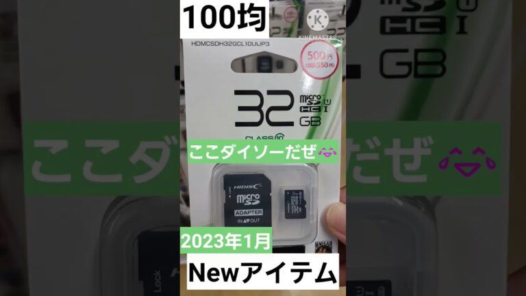 【100均】ダイソーでこんな物まで買えちゃうの・・・SDカード売ってた😆#shorts