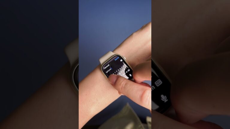 Apple Watch Series 7のQWERTYキーボードが結構使える(ただし日本語は非対応)#shorts