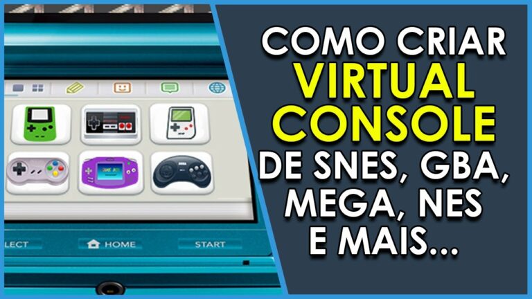 Como Criar Virtual Console GBA, SNES, MEGA, GB e outros para 3DS