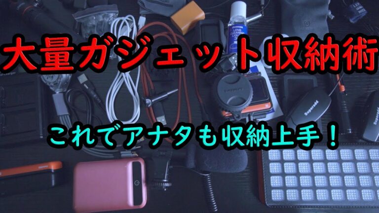 【大容量入るガジェットケースを探している方へ】BAGSMARTガジェットポーチ紹介