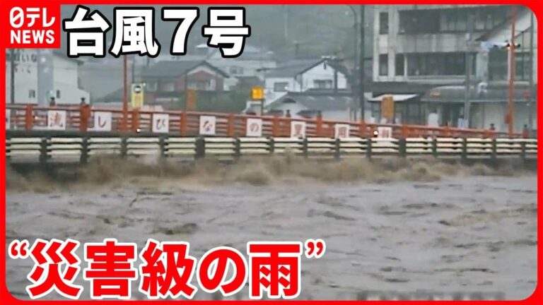 【台風7号】各地で“暴風雨”の被害…近畿38人けが