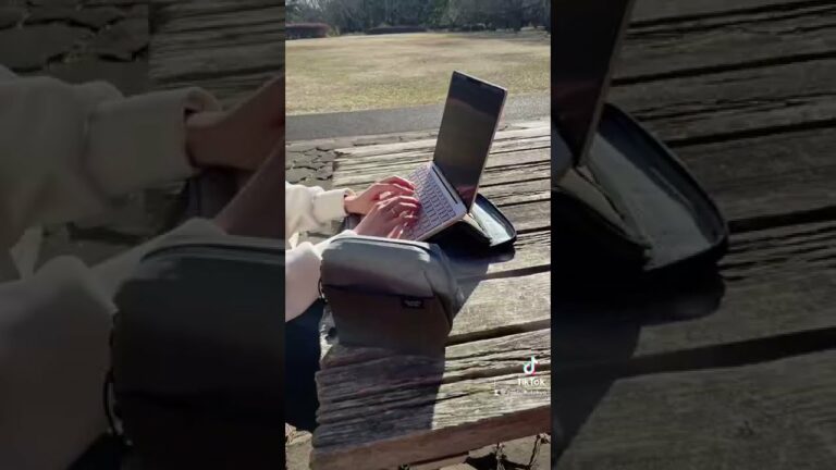 【ポーチの中身】ユウボク東京のポーチとPCバッグを持ってお出かけ【ガジェットポーチ】#Shorts