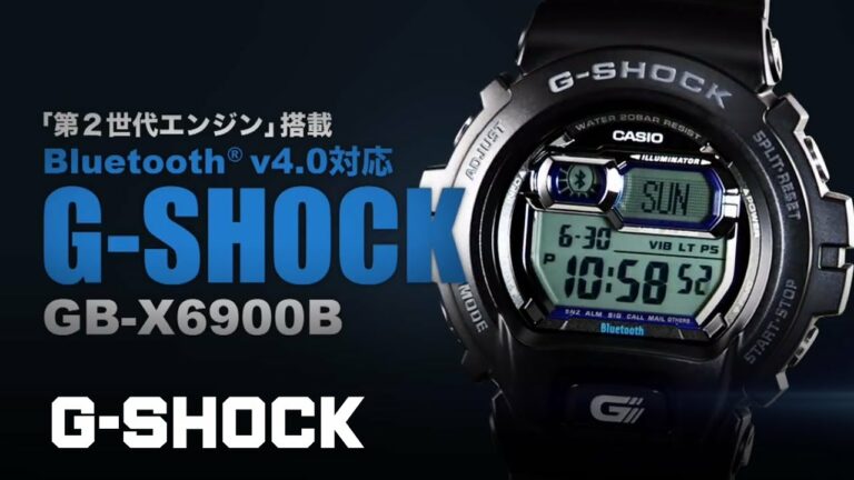 CASIO G-SHOCK 音楽プレーヤーや時計機能のリモートコントロールを実現した次世代型G-SHOCK