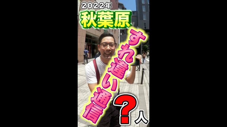 【検証】2022年に3DSで「すれちがい通信」したら何人?in秋葉原