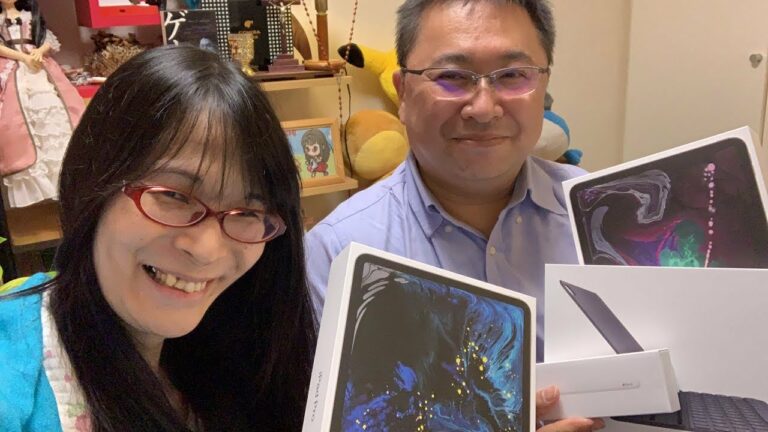 新型iPad Pro11インチをガジェット好き二人が発売日に喜ぶ