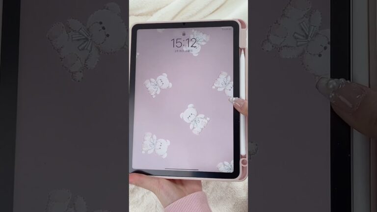 ガジェットもピンク💕便利可愛いiPadケース🐇