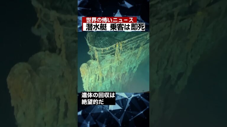 潜水艇 乗客は即死 #海外 #ニュース #怖い話 #怪談 #Shorts