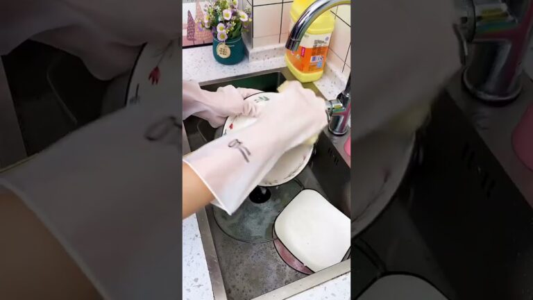 🥰破れにくい丈夫なゴム手袋・スマートキッチンツールガジェット・フォーエブリホームショート🥰#shorts