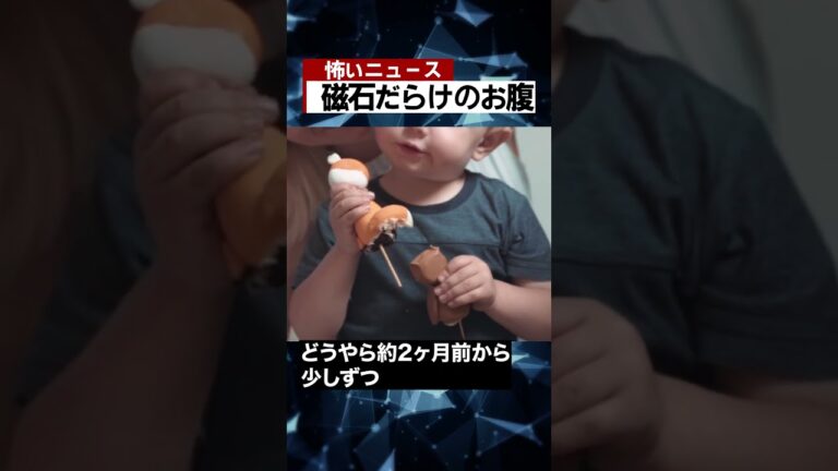 磁石だらけのお腹 #海外 #ニュース #怖い話  #怪談 #Shorts