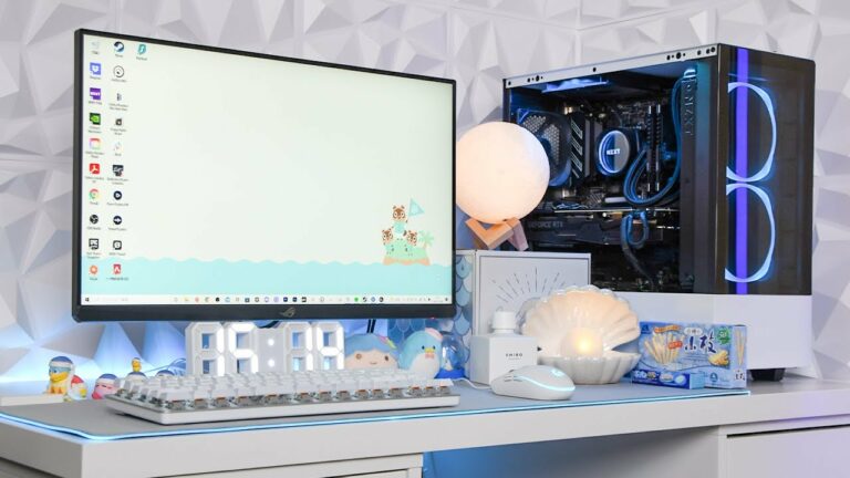 【一から作る新デスク周り動画】ゲームがしたくなったので雰囲気重視な可愛すぎるゲーミングPC環境を作ってみた。