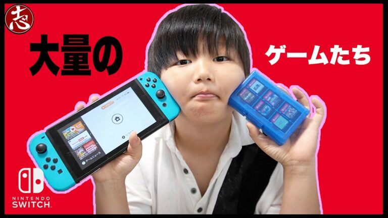 【ゲーム】こころくんが持っているニンテンドースイッチのカセット全部紹介してみた!【大量】