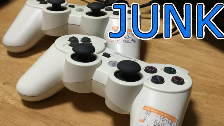 ジャンクな純正PS3コントローラー購入!動作確認!