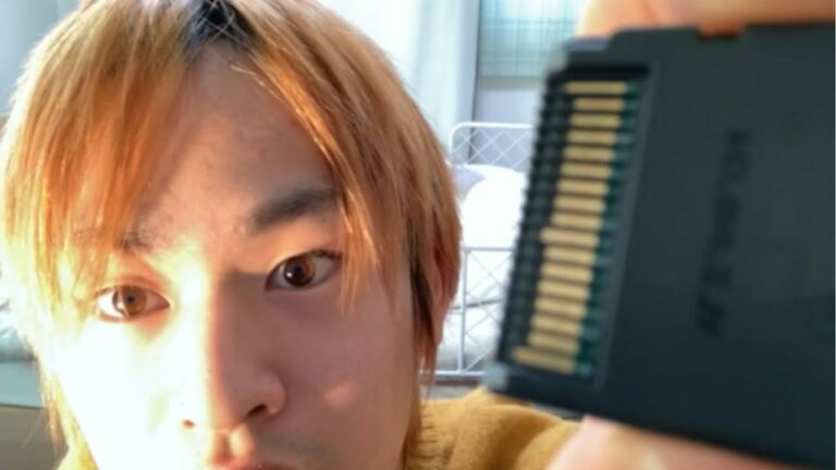 接点復活剤で任天堂DSソフト清掃