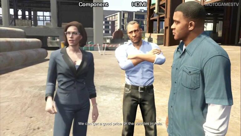 GTA V PS3 – Component vs HDMI – Graphics Comparison