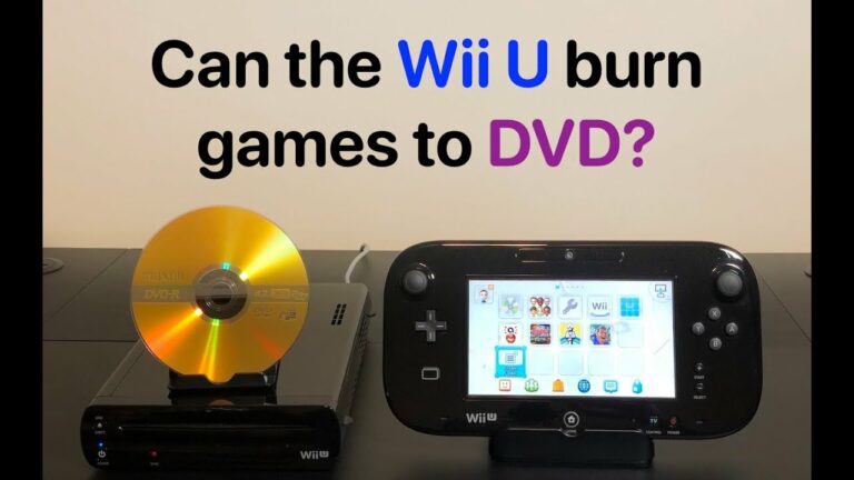 Can a Wii U burn a DVD for backup/extended storage?