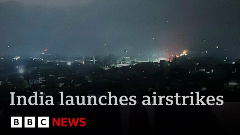 India launches airstrikes on Pakistan and Pakistan-administered Kashmir | BBC News